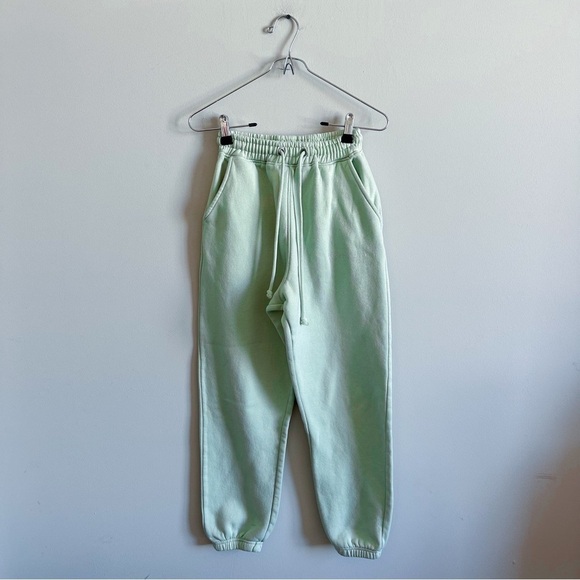 3/$20⚡️ Misguided Light Green Mint Tie Waist Jogger Sweatpants - Picture 1 of 13
